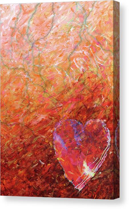 Love Canvas Print featuring the digital art Love, Hope, and Compassion, for a Peaceful World by Julie Turner