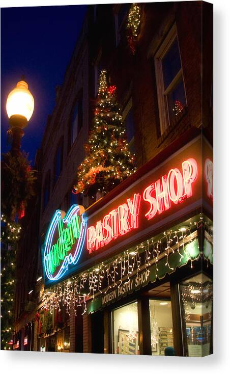 North End Canvas Print featuring the photograph Modern Pastry 2 by Joann Vitali