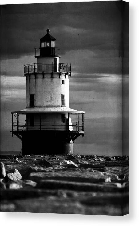 Spring Point Canvas Print featuring the photograph Spring Point Ledge by Stephen Walsh