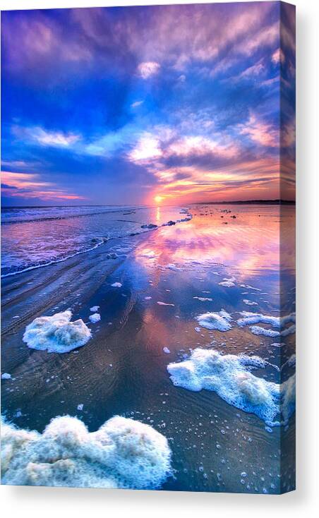 North Carolina Canvas Print featuring the photograph Sunset at Sunset by Dan Carmichael