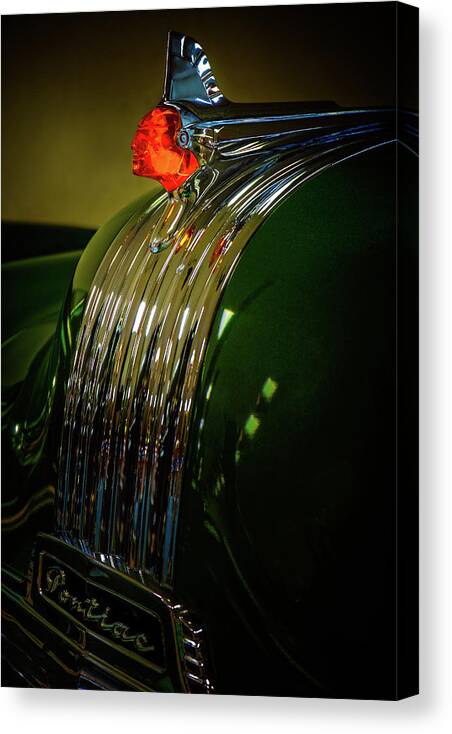 1951 Canvas Print featuring the photograph 1951 Pontiac Chieftain by Thomas Hall