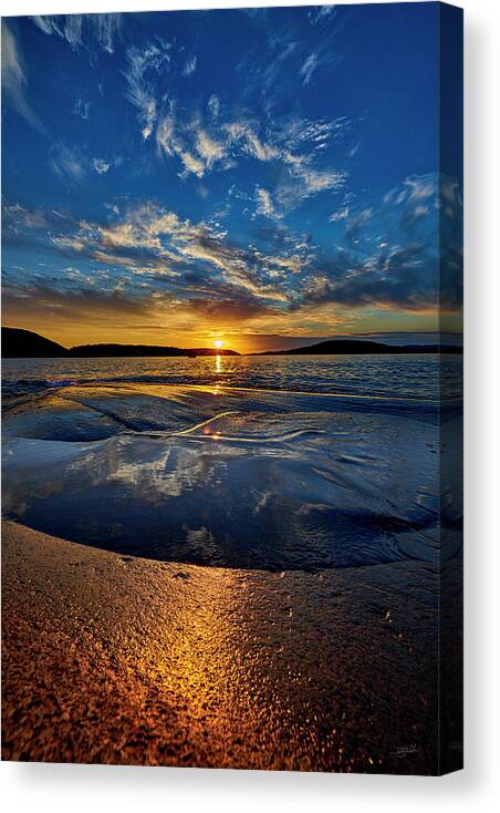  Canvas Print featuring the photograph Golden September. by Doug Gibbons