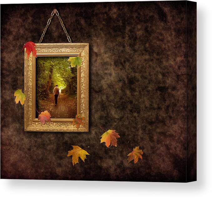 Autumn Canvas Print featuring the photograph Autumn Frame #1 by Amanda Elwell