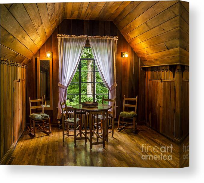 Pine Mountain Settlement School Canvas Print featuring the photograph Laurel House #2 by Anthony Heflin