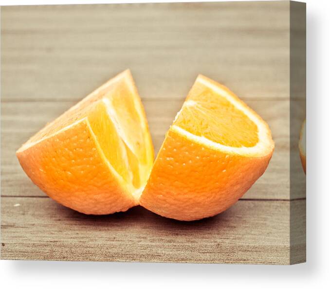 Antioxidant Canvas Print featuring the photograph Orange #1 by Tom Gowanlock