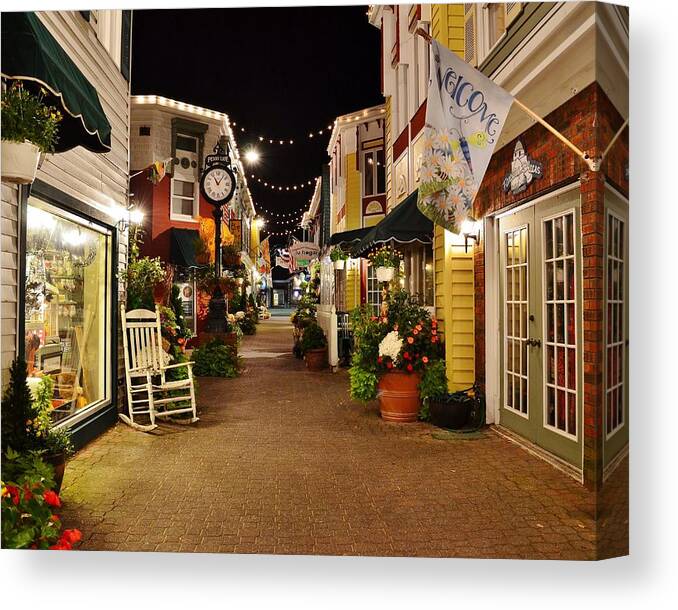 Penny Lane Canvas Print featuring the photograph Penny Lane - Rehoboth Beach Delaware by Kim Bemis