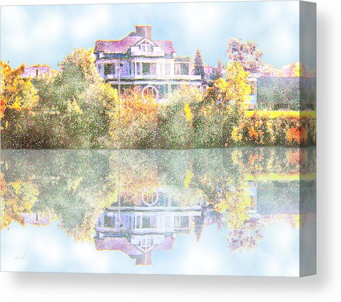 the Welland Club Canvas Print featuring the painting The Welland Club #1 by The Art of Marsha Charlebois