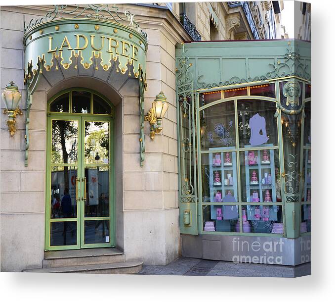 Macarons Wall Art Store In Paris Painting Pastel Print French Shop Bakery.