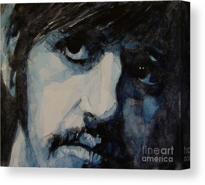Ringo Starr  Canvas Print featuring the painting Ringo by Paul Lovering