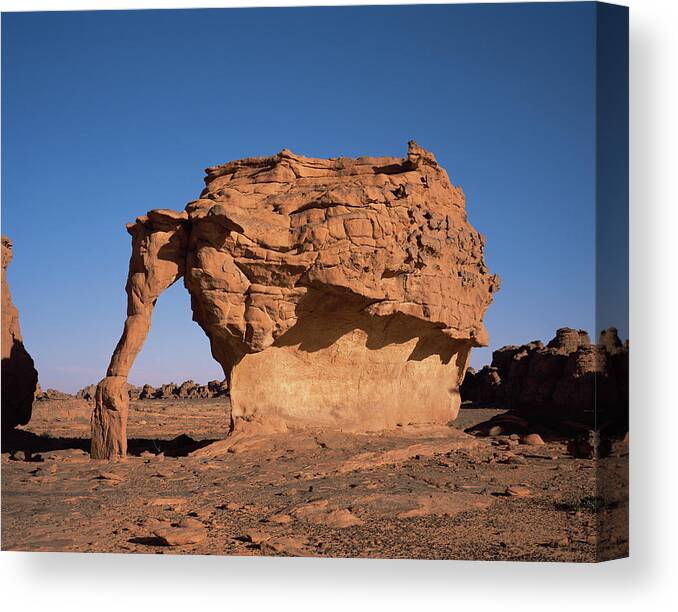 Sandstone Canvas Print featuring the photograph Sandstone Arch #2 by David Parker/science Photo Library