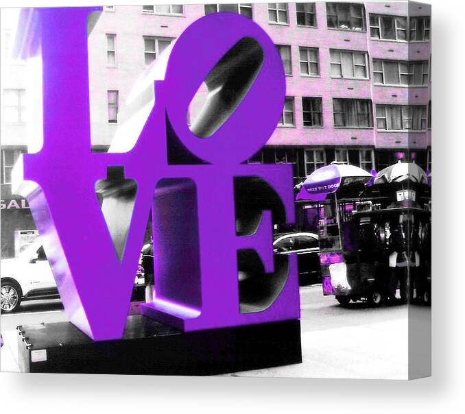 Love Canvas Print featuring the photograph Love #3 by Culture Cruxxx