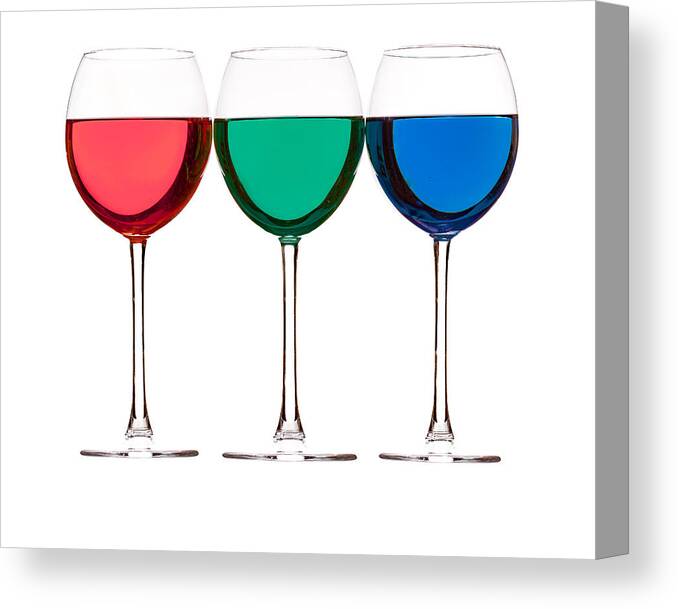 Alcohol Canvas Print featuring the photograph Colorful Drinks #9 by Peter Lakomy