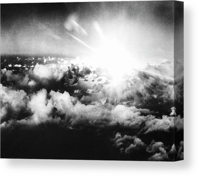 Able Day Canvas Print featuring the photograph Able Day Atom Bomb Test by Us National Archives