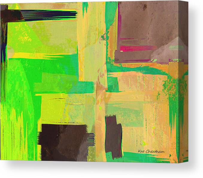 Abstract Art Canvas Print featuring the digital art Abstract 9 by Kae Cheatham