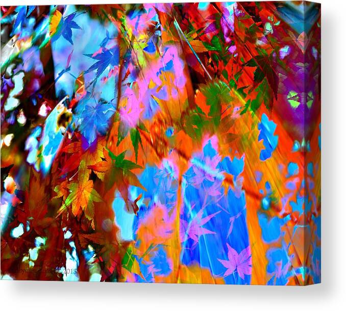 Autumn Canvas Print featuring the digital art Autumn Splendour by Mimulux Patricia No