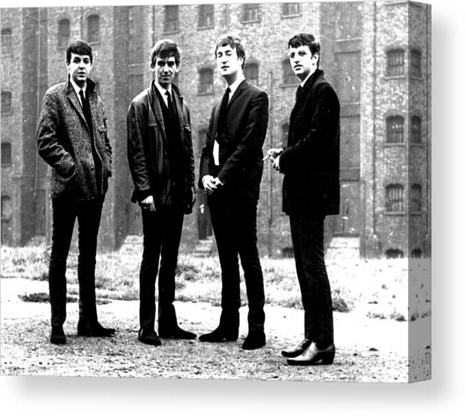 Beatles Canvas Print featuring the photograph The Beatles #1 by Retro Images Archive