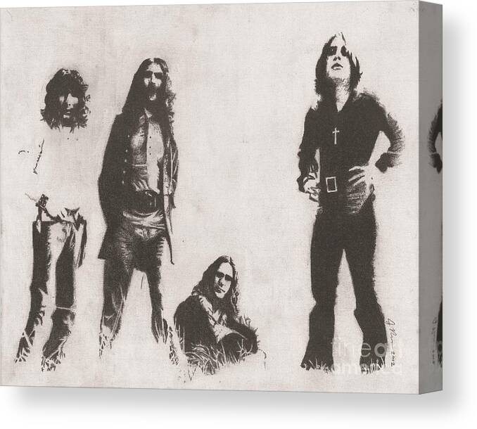 Black Sabbath Black Sabbath Giclee Canvas Album Cover Art Picture 