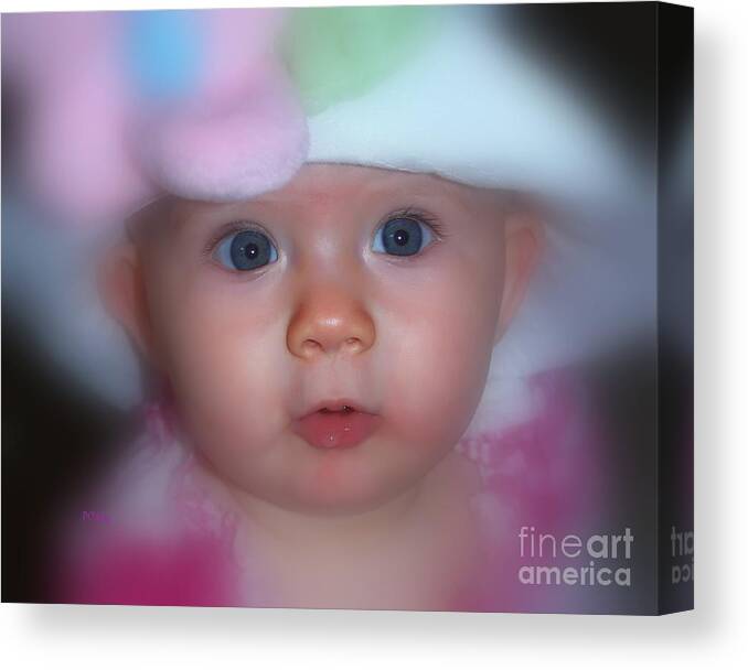 Blue Eyes Canvas Print featuring the photograph Blue Eyes by Patrick Witz