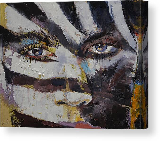 Carnival Canvas Print featuring the painting Carnival by Michael Creese