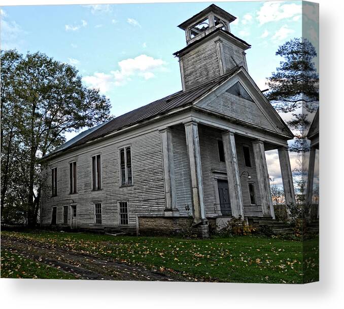 Hdr Canvas Print featuring the photograph Church HDR by Maggy Marsh