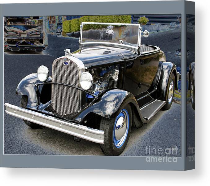 Ford Canvas Print featuring the photograph Classic Ford by Victoria Harrington