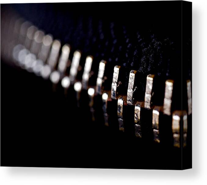 Zipper Canvas Print featuring the photograph Coming Together by Rona Black