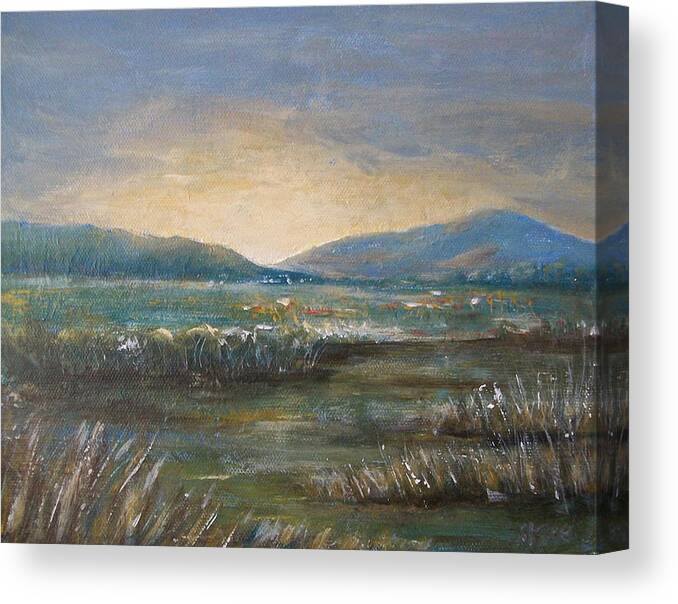 Dawn Canvas Print featuring the painting Dawn by Jane See