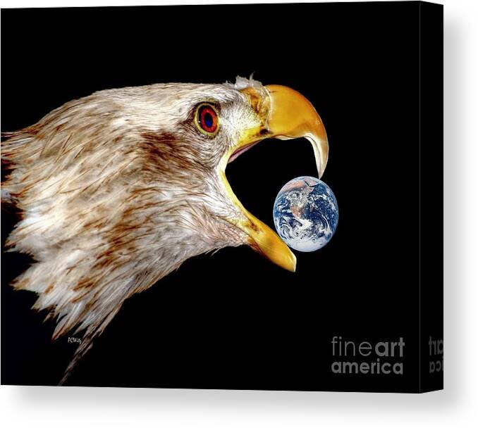 Earth Shattering Influence Canvas Print featuring the photograph Earth Shattering Influence by Patrick Witz