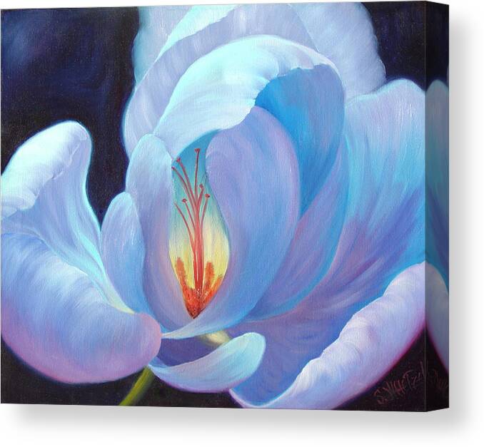 Fora Canvas Print featuring the painting Ecstasy by Sandi Whetzel