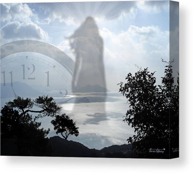 Fine Art Canvas Print featuring the digital art Eleven Eleven by Torie Tiffany