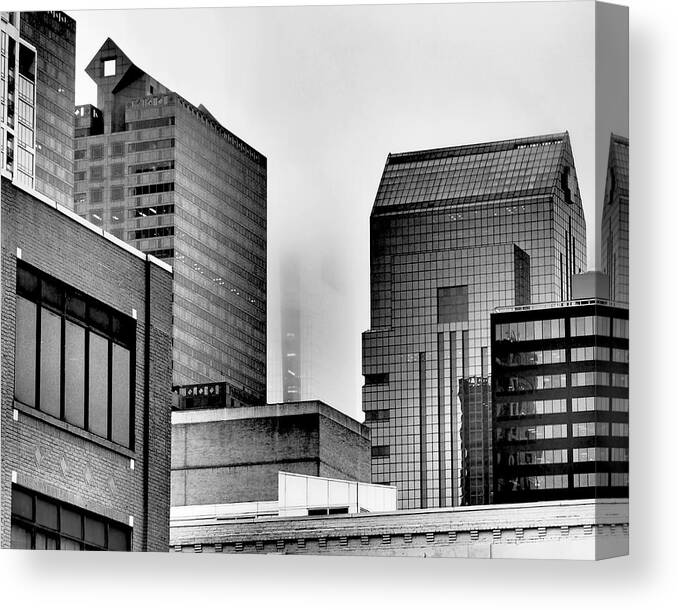 Philadelphia Canvas Print featuring the photograph Fade to Grey by Rona Black