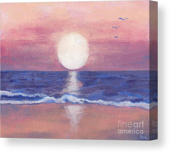 Flagler Beach Dream Canvas Print featuring the painting Flagler Beach Dream by Classic Visions Gallery