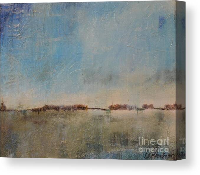 Landscape Canvas Print featuring the painting Florescence  by Lori Jacobus-Crawford