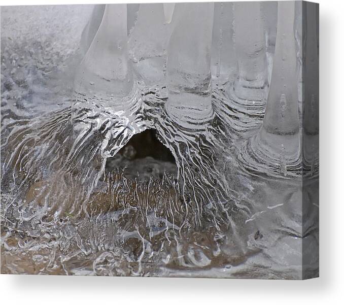 Winter Jewels Canvas Print featuring the photograph Hall of the Mountain King by Alan Norsworthy