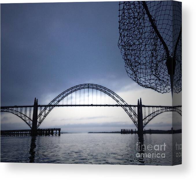 Fishing Canvas Print featuring the photograph Heading Out by Gwyn Newcombe