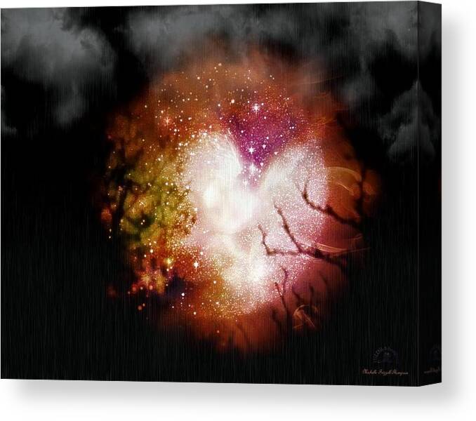 Heart Canvas Print featuring the photograph Heart Planet by Michelle Frizzell-Thompson