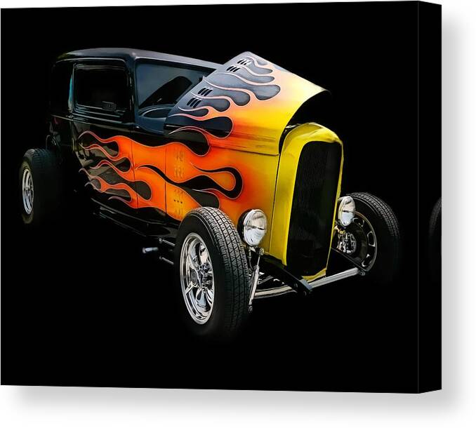Victor Montgomery Canvas Print featuring the photograph Hot Rod by Vic Montgomery
