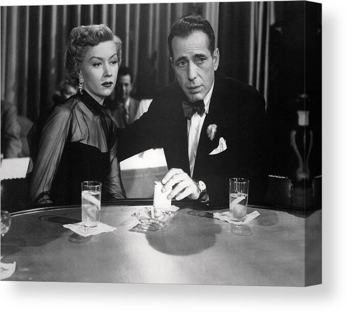 In A Lonely Place Canvas Print featuring the photograph In a Lonely Place by Silver Screen