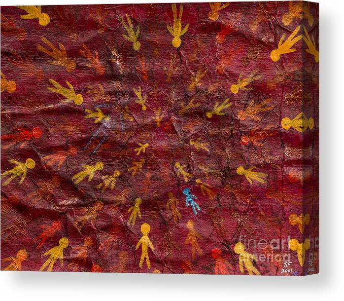  Canvas Print featuring the painting Infinite Possibilities by Stefanie Forck