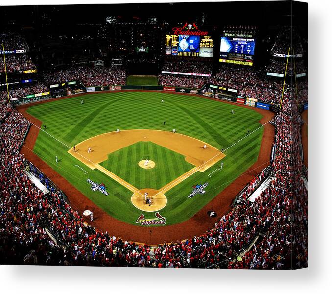 Nlcs Canvas Print featuring the photograph Last Pitch by John Freidenberg