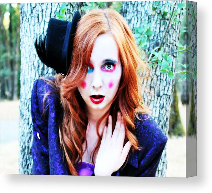 Mad Hatter Canvas Print featuring the photograph Mad Hatter by Beth Buckley