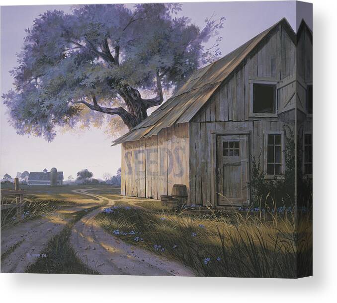 Michael Humphries Canvas Print featuring the painting Magic Hour by Michael Humphries