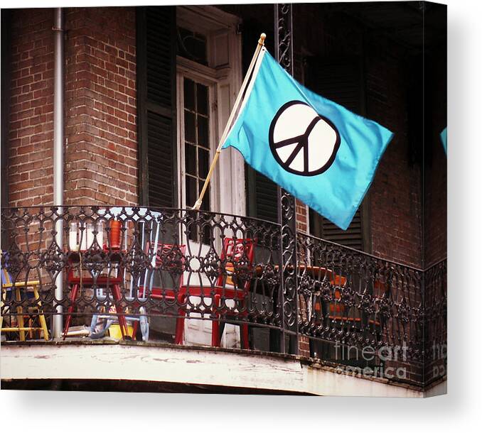 New Orleans Canvas Print featuring the photograph New Orleans Peace by Valerie Reeves