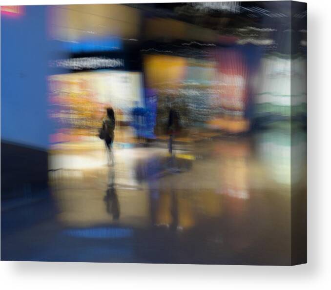 Impressionist Canvas Print featuring the photograph On the Threshold by Alex Lapidus