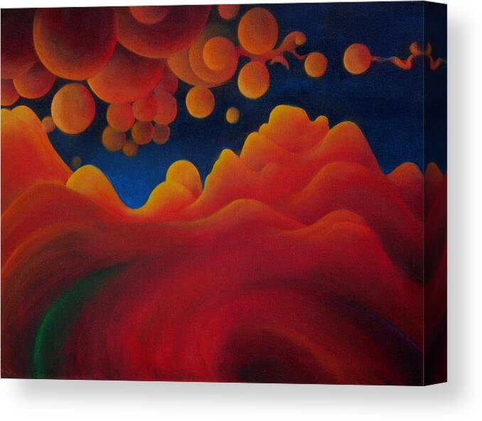 Magical Canvas Print featuring the painting Only in Dreams by Richard Dennis