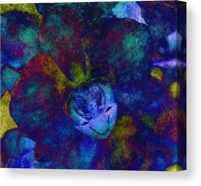 Orchid Canvas Print featuring the photograph Orchid's Face by Deena Stoddard