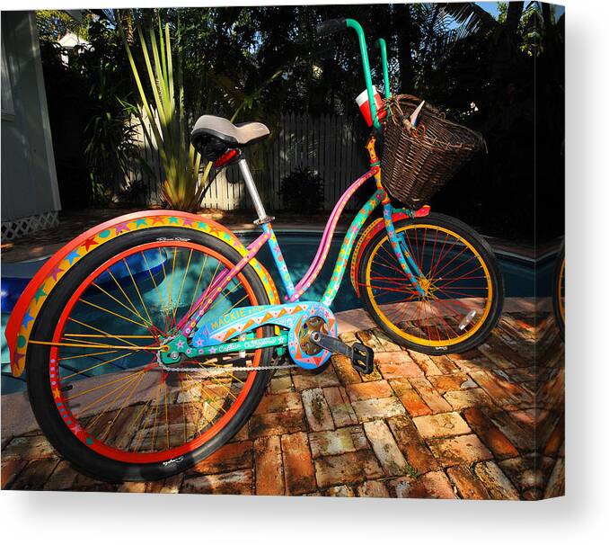 Captain Outrageous Canvas Print featuring the photograph Outrageous Bike by Rob O'neal