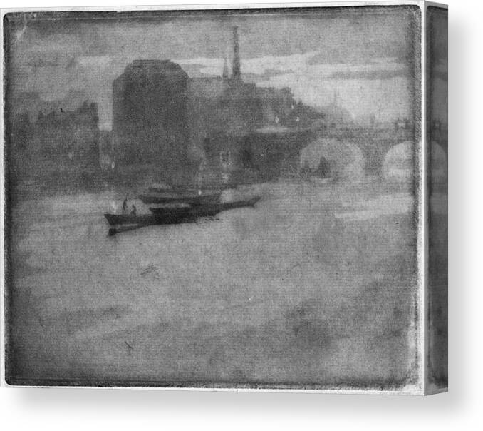 1903 Canvas Print featuring the painting Pennell Thames, 1903 by Granger
