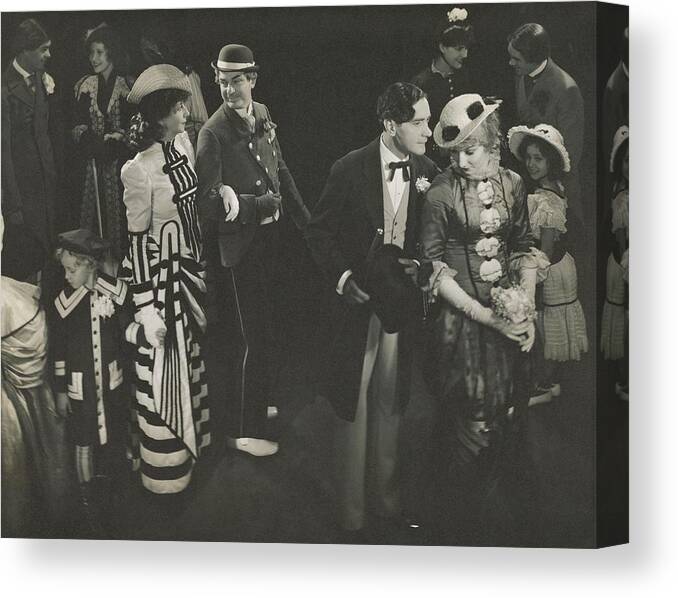 Actress Canvas Print featuring the photograph Performance Of As Thousands Cheer by Edward Steichen