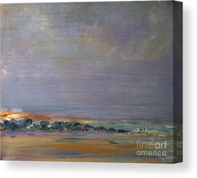 Plum Island Canvas Print featuring the painting Plum Island State of Mind by Jacqui Hawk